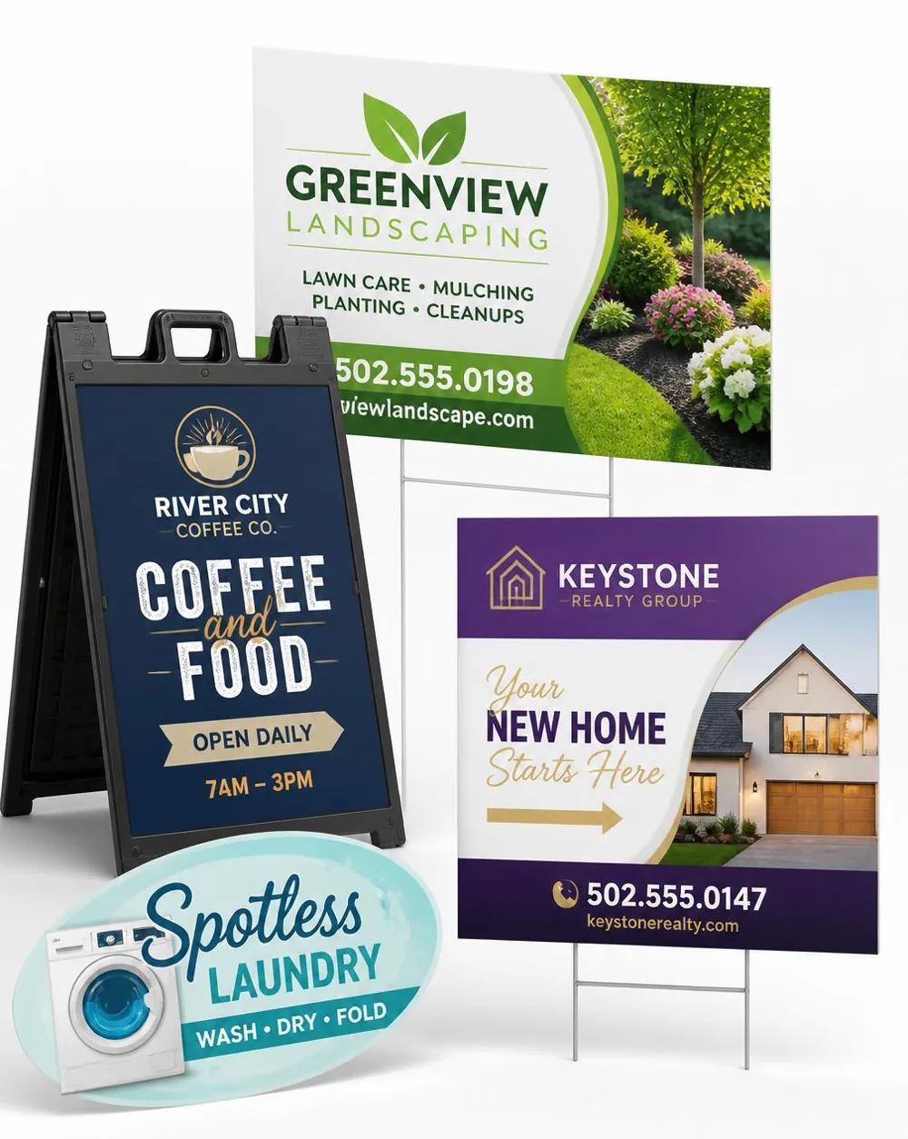 Signs, banners & vehicle graphics